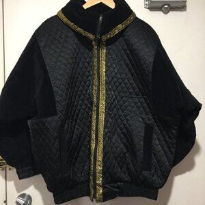 VINTAGE LONDON FOG REVERSIBLE BOMBER JACKETS SIZE L